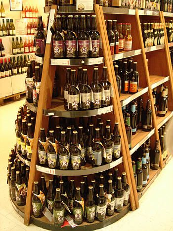 Cervejas no supermercado de Copenhaguem