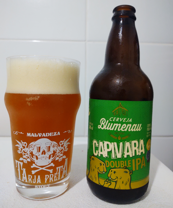 Cerveja Blumenau Capivara Double IPA 500ml - Empório da Cerveja