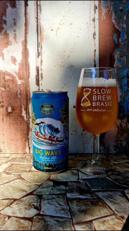 big wave beer glass