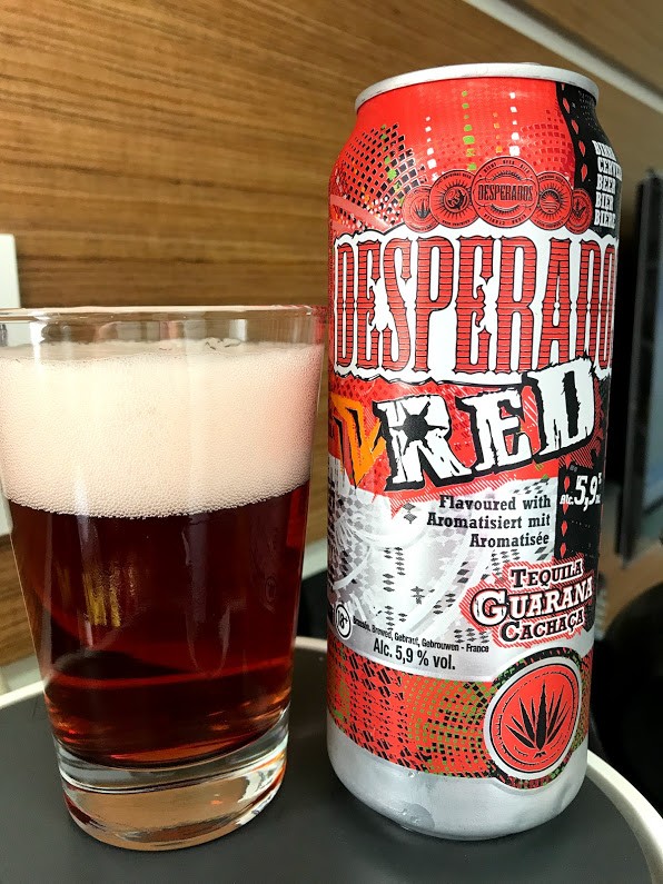 Desperados Red Tequila Cachaca Guarana Flavoured Beer, France