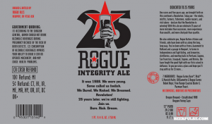 Rogue 25 Integrity Ale