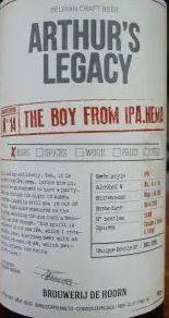 Arthur&#039;s Legacy No. 14 - The Boy from IPA.nema - Belgica - Red IPA