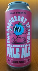 Play Brew Blue Raspberry Tropical Milkshake Pale Ale