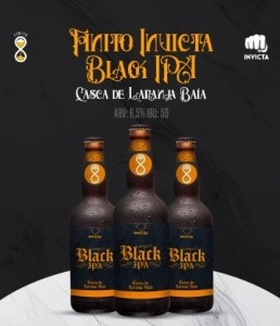 Finito Invicta Black IPA com Laranja Baía