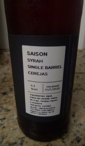 Trilha Saison Syrah Single Barrel Cerejas - Brasil - Saison, Farmhouse Ale