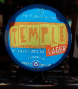 The Porterhouse Temple Lager