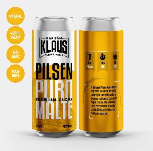 Kapitän Klaus Pilsen Puro Malte