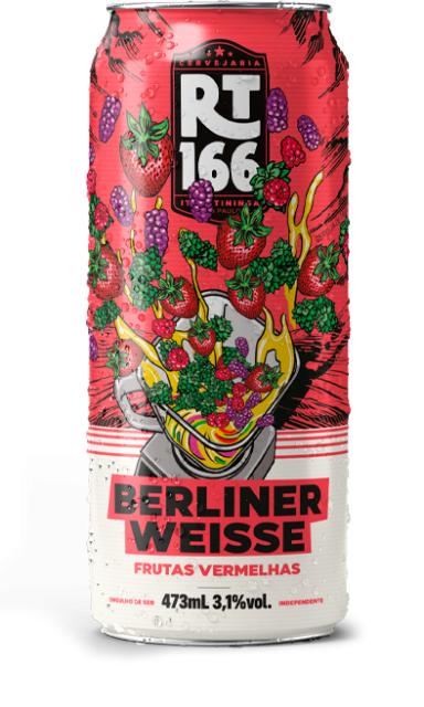 RT 166 Berliner Weisse Frutas Vermelhas 