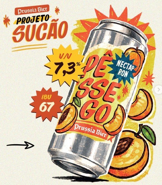 Prussia Projeto Sucão - Pêssego